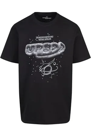 Mister Tee Unisex T-shirt NASA Moon Oversize Tee Black XS, , XS