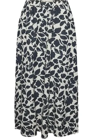 Pieces® Pcklarisa Hw Long Skirt Bc Rock damskie, /Aop: ombre Blue Flower, XL