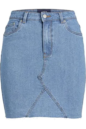 JACK & JONES JJXX Jxhazel Short Skirt Hw Rh AKM Denim Ln Rock damskie, jasnoniebieski (light blue denim), M