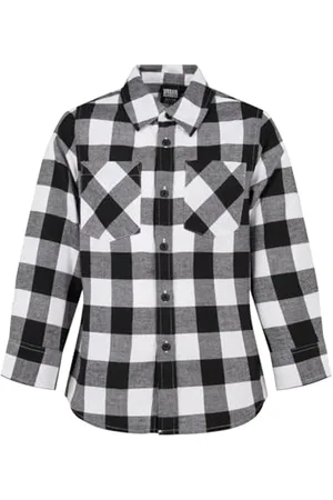 Urban classics Chłopięca koszula flanelowa Checked, , 158-164
