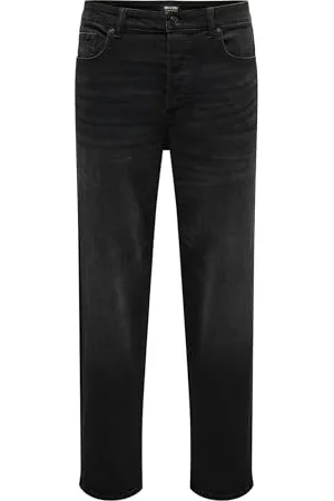 Only & Sons Onsfade Loose Box Tai DNM Cbo, , 33W / 30L