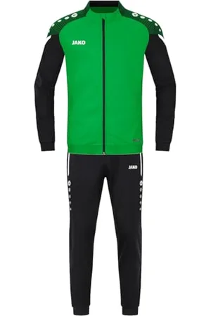 Jako Unisex dziecięcy dres treningowy poliester Performance, soft green/czarny, 140
