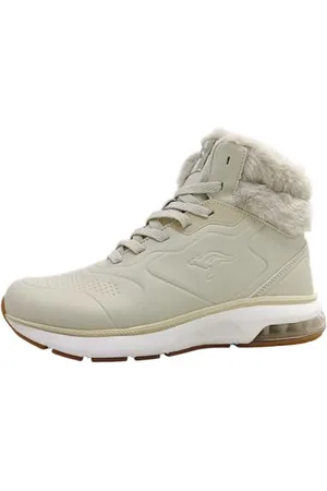 KangaROOS Damskie buty sportowe K-PL Dreams Mid Trampki Damskie Sneakers, beżowe, 38 EU