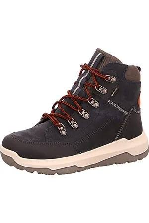 Superfit Chłopięce śniegowce z ciepłą podszewką Gore-tex, Niebieski pomarańczowy 8000, 35 EU Weit