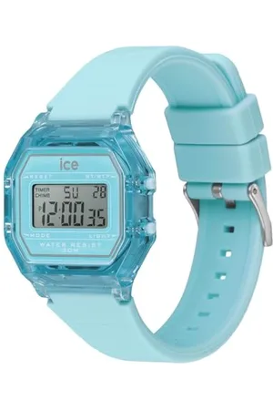 Ice-Watch ICE digit retro Sly blue - Damski niebieski zegarek z silikonowym paskiem - 022888 (Mały)