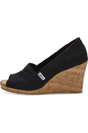 TOMS Damskie klasyczne sandały na koturnie, , 38.5 EU