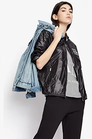Armani Exchange Kurtka damska Zip Up Icon Blouson Windbreaker, , XS