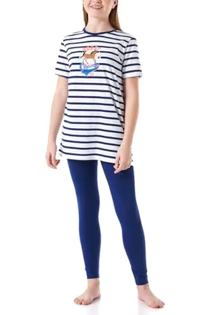 Schiesser Mädchen Schlafanzug Set Pyjama lang - 100% Organic Bio Baumwolle - Größe 92 bis 140
