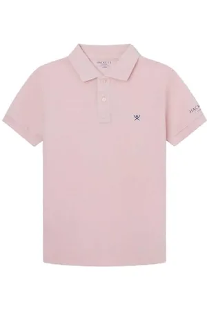 Hackett Chłopięce małe logo polo, różowa (jasnoróżowa), 2 lata, , 24 miesi?cy