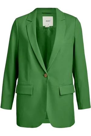 Object Damski OBJSIGRID L/S NOOS Blazer, Fern Green, 44, , 44