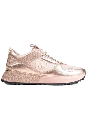 Michael Kors Damskie trampki Theo Trainer, miękki róż, 39,5 EU, , 39.5 EU