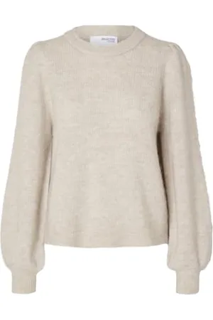 SELECTED SLFLULU LS Knit Rib O-Neck NOOS, , L