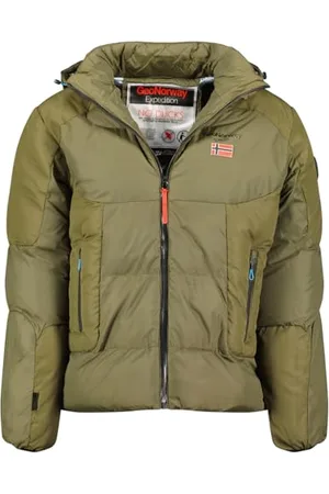 Geographical Norway Casidan Męska kurtka wiatrówka outdoorowa - Męska kurtka z długim rękawem - Płaszcz przeciwdeszczowy na wędrówki, wiosna, lato, jesień, zima ( , 2XL), , XXL