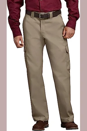 Dickies Męskie spodnie robocze cargo o prostym kroju, Pustynny piasek V1, 30W / 30L