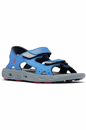 Columbia Childrens Techsun Vent sandały trekkingowe dla dzieci, uniseks, Niebieski Stormy Blue X Mountain Red, 27 EU