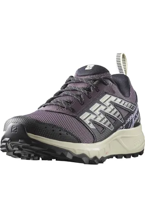Salomon Wander damskie buty do biegania w terenie i wędrówek, Moonscape Black Pastel Lilac, 44 EU