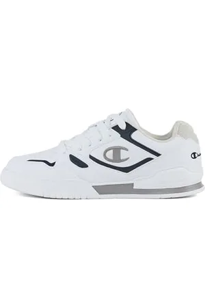 Champion 3 Point Tech Low, Trampki Męskie, Biały/Niebieski Granatowy/Szary (WW011), 42 EU, , 42 EU