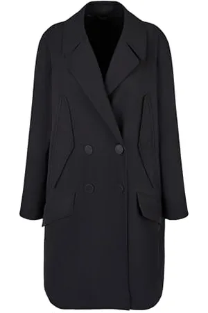 Armani Exchange The Notorius Frank, Sustainable, Double Breasted Caban Coat, , XS