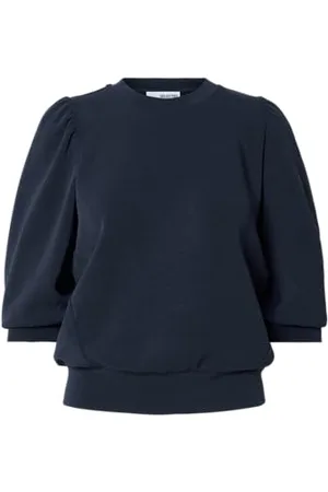 SELECTED Bluza damska z bufiastymi rękawami, , L