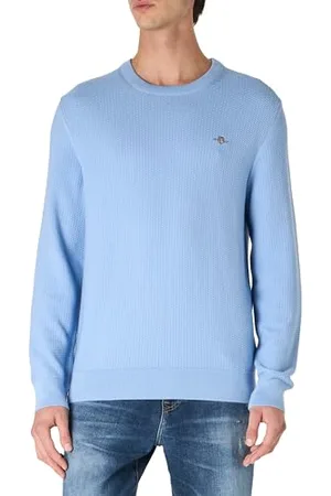 GANT Cotton Micro Textured C-Neck, , M