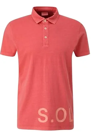 QS by s.Oliver Męska koszulka polo z nadrukiem logo, , 3XL