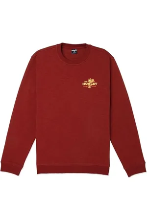 Hurley Lounge Slub Fleece Crew Bluza męska, , S