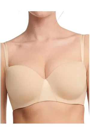 Chantelle ESSENTIALL, biustonosz typu t-shirt, niewidoczna bielizna damska, , 85B