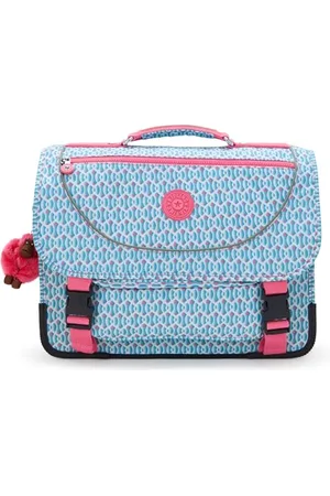 Kipling PREPPY Średnia torba szkolna, Dreamy Geo C (Niebieski)