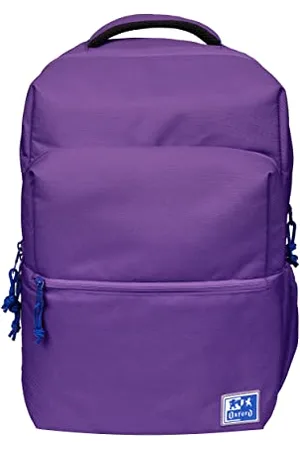 Oxford B-Ready, Plecak szkolny Unisex, 18L, 42m, Wyściełana kieszeń na notebooka, Poliester z recyklingu RPET, Liliowy, , 42x30x15cm, Casual