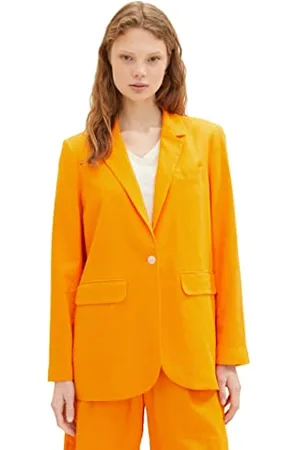 TOM TAILOR Damska marynarka 1036627, 31684-Bright Mango Orange, M