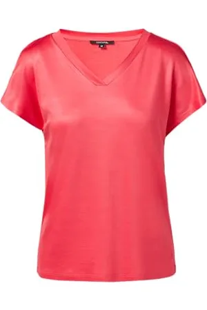 Comma, T-shirt o wyglądzie jedwabiu, , 46