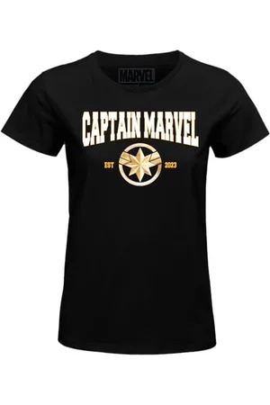 Marvel "Captain IS 2023" WOMAVLSTS003 Koszulka damska, czarna, rozmiar XL, , XL