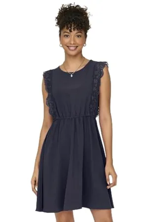 ONLY Onlmette Life Sl Lace Dress WVN letnia sukienka, , L