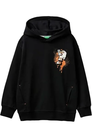 Benetton Bluza z kapturem dla dzieci i chłopców, , 120