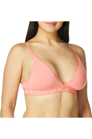 DKNY Bezszwowy biustonosz Litewear Rib Bralette bezszwowy biustonosz Litewear Rib Bralette damski, , L