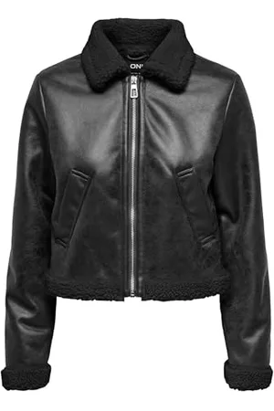 ONLY Onlbetty Bonded Zip Jacket Cc OTW kurtka motocyklowa damska, , M