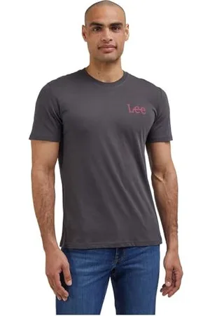 Lee Męska koszulka M Wobbly Tee, czarny, S