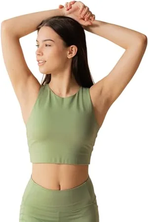 GIRLFRIEND COLLECTIVE Sports Bra, Women’s Sports Bra/Tank top, Racerback, Without Underwire and padding, Perfect for, Running, Training, Jogging, Sizes XXS-6XL