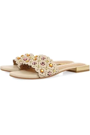 Gioseppo LABIN, Sandały damskie, Off-White, 40 EU, , 40 EU