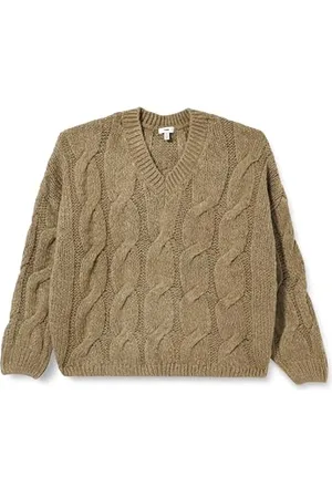 Mavi Sweter z dekoltem w serek, syrenka, , XL