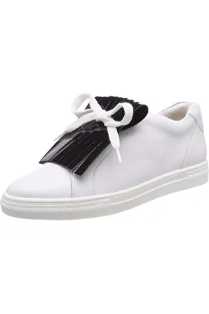 Hassia Damskie buty Maranello, szerokie G Sneaker, biały - biały ocean - 41 EU