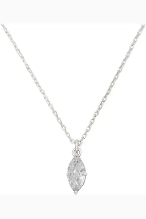 Kate Spade Signature Solitaire Wiselant, Clear/Srebrny