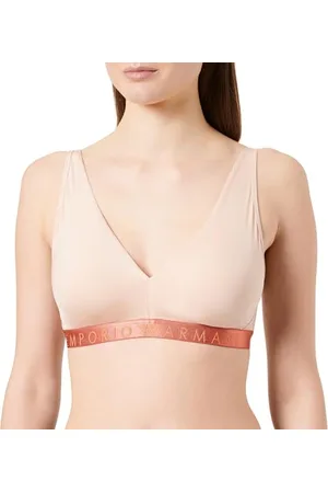 Emporio Armani Damski biustonosz z wyjmowanymi wkładkami i kultową wkładką z mikrofibry, , XL