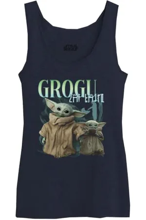 STAR WARS "Grogu Poster WOSWMANTK007 damski tank top, , rozmiar XS, , XS