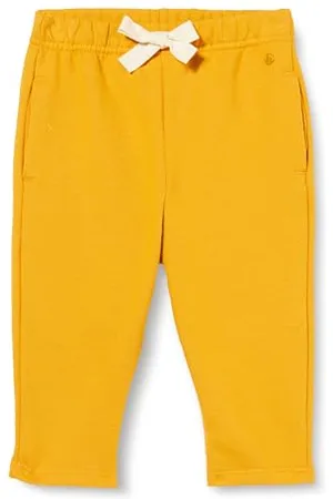 Petit Bateau Unisex Baby A08GK spodnie, żółte boudor, 12 miesięcy, , 12 miesi?cy