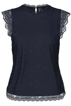 Pieces® Damska koszulka Pcolline Sl Lace Top Noos, , XS