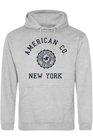 American College Bluza Sweter z nadrukiem Ciepłe ubrania Unisex Dzieci Chłopcy i Dziewczęta Casual Model ACSCW4 MELL Grey 14 LAT, , 14 lat