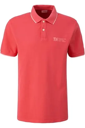 QS by s.Oliver Koszulka polo ze strukturą piki i nadrukiem logo, , M