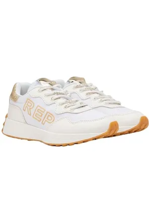 Replay SKYPE 2 Sneakers, 070 White Gold, 35 EU, , 35 EU
