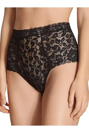 Calida Natural Comfort Lace Slipy damskie, wysoki stan z bardzo szerokim ściągaczem, , 48-50